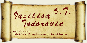Vasilisa Todorović vizit kartica